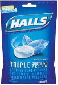 HALLS 30ct RELIEF MENTHO-LYPTUS