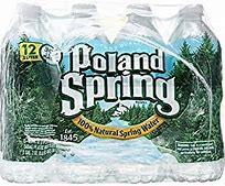 POLAND SPRING 202.8oz SPRING WATER (12PK)