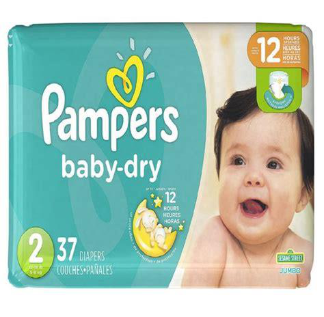 PAMPERS 37ct BABY DRY SZ2 JUMBO