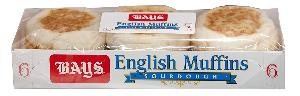 BAY'S 12oz SOURDOUGH ENGLISH MUFFIN (6PK)