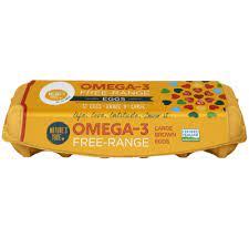 NATURE'S YOKE 24oz OMEGA-3 LARGE EGGS 