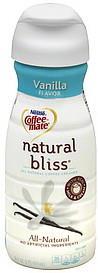 COFFEE MATE 16floz CREAMER, NATURAL BLISS VANILLA