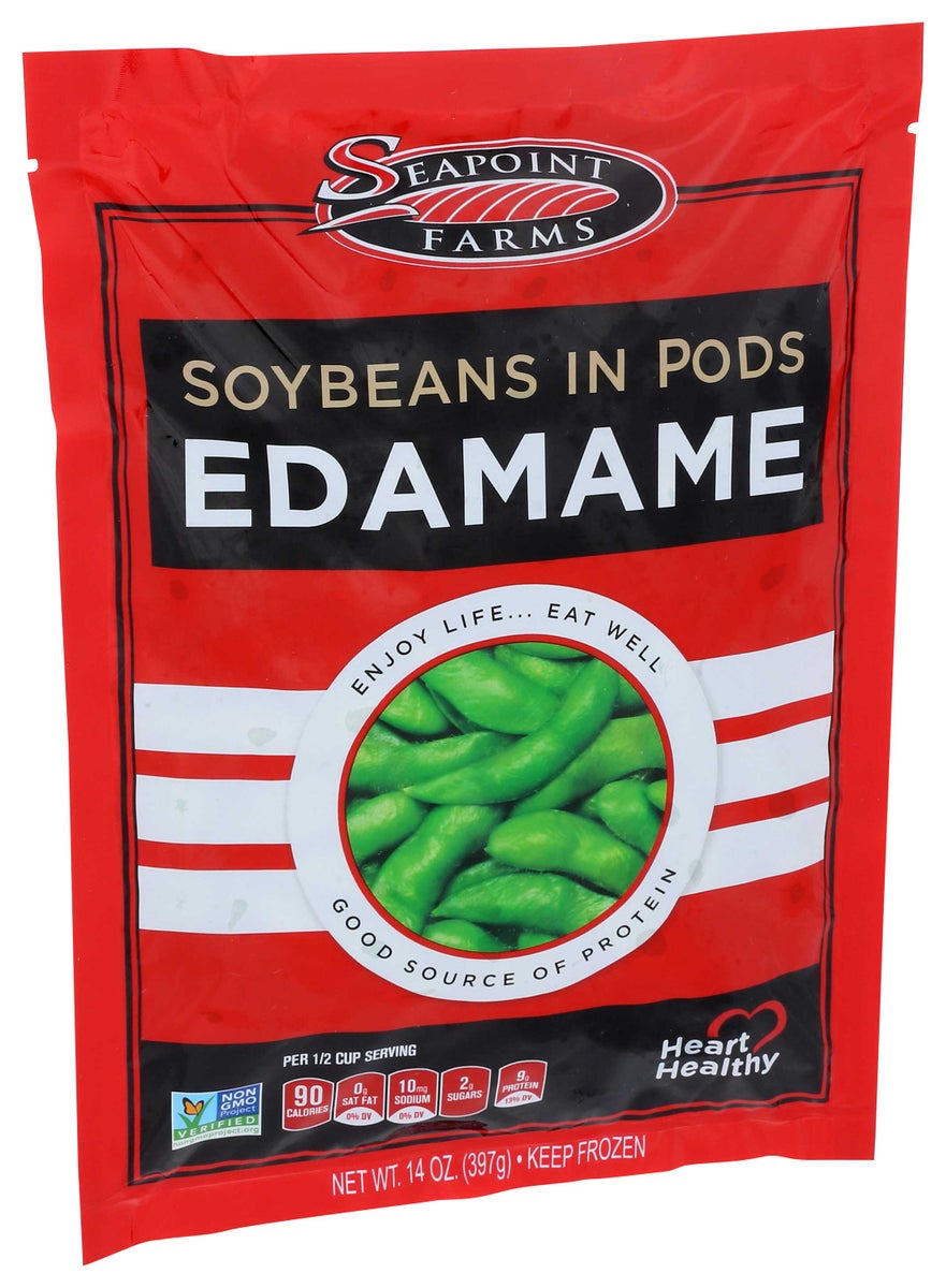 SEAPOINT FARMS EDAMAME SOYBEANS IN PODS, 14oz