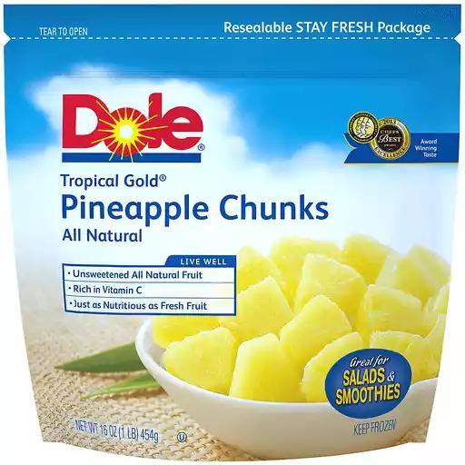 DOLE 16oz PINEAPPLE CHUNKS