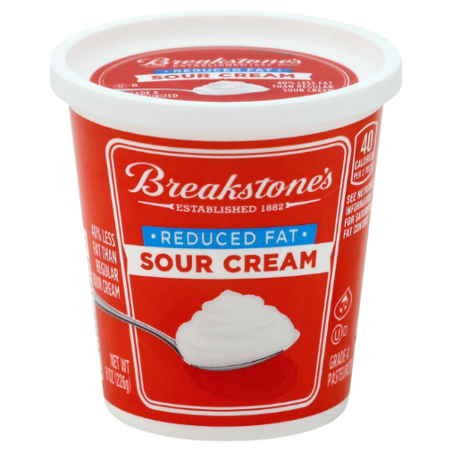 BREAKSTONE'S 8oz SOUR CREAM, REDUCED FAT