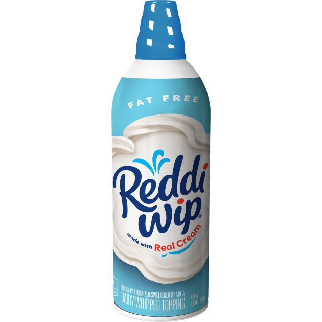 REDDI-WIP 6.5oz WHIPPED TOPPING, FAT-FREE
