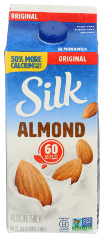 SILK 64oz ALMOND MILK, ORIGINAL