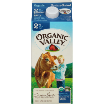 ORGANIC VALLEY 64oz 2% REDUCED FAT