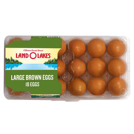 LAND O LAKES 36oz LARGE BROWN EGGS