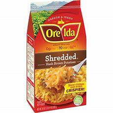 OREIDA 30oz SHREDDED HASH BROWN