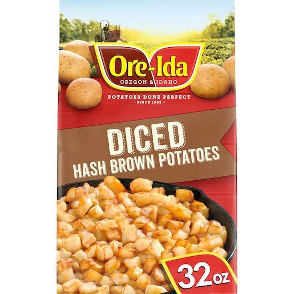 OREIDA 32o  DICED HASH BROWN POTATOES