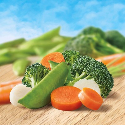 BIRDS EYE 10.8oz STEAMFRESH BROCCOLI CARROTS SUGAR SNAP PEAS & WATER CHESTNUTS