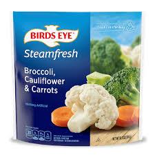 BIRDS EYE 16oz BROCCOLI FLORETS CAULIFLOWER & CARROTS