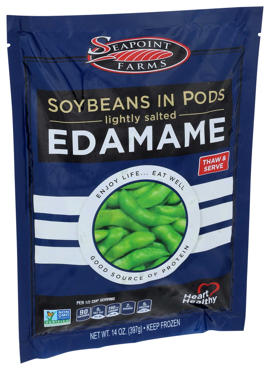 SEAPOINT FARMS READY TO EAT SALTED EDAMAME, 14oz