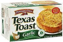 PEPPERIDGE FARM 11.25oz TEXAS TOAST GARLIC