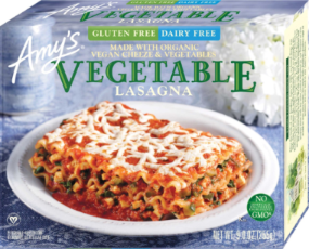 AMY'S 9oz GLUTEN FREE DAIRY FREE VEGETABLE LASAGNA