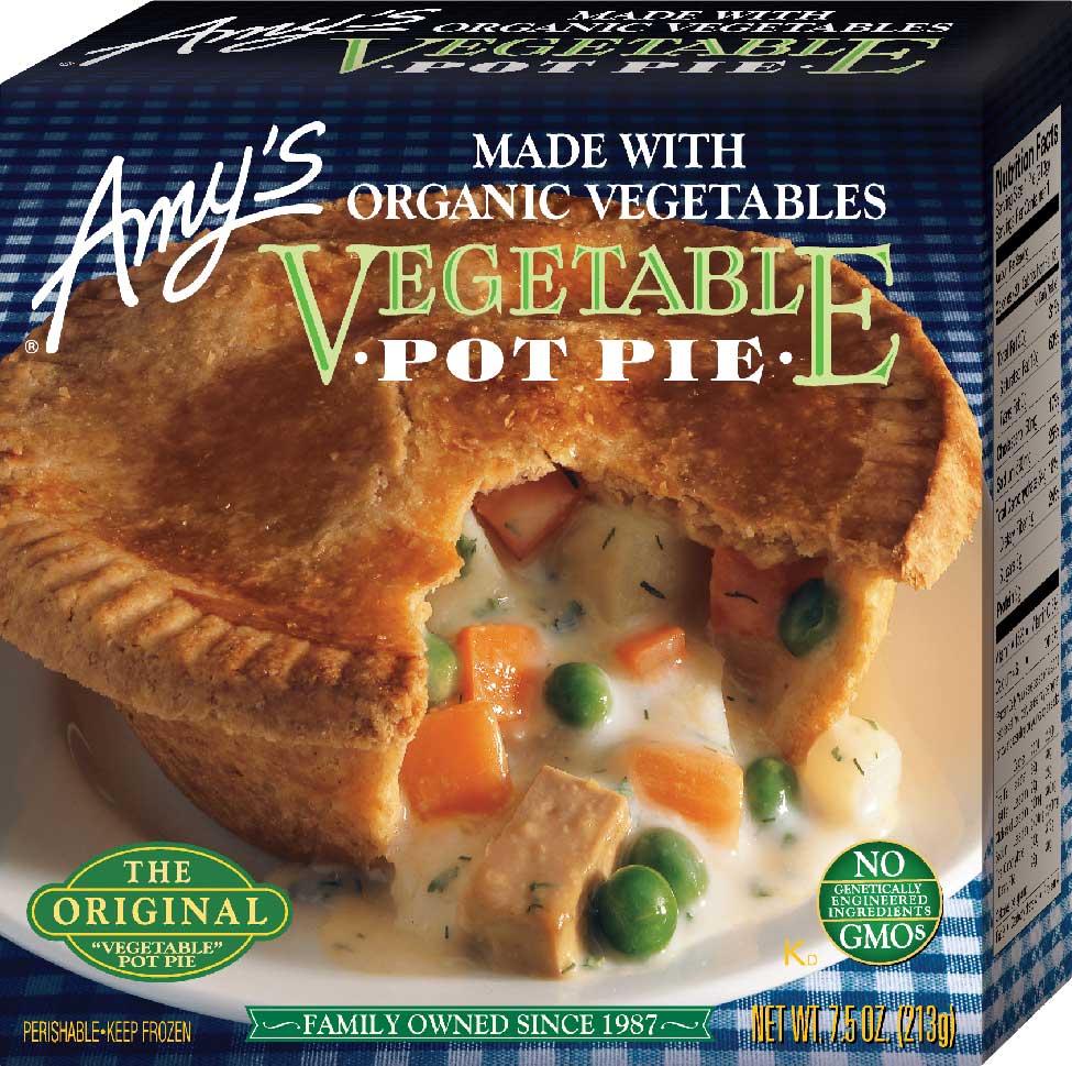 AMY'S 7.5oz ORGANIC VEGETABLE POT PIE