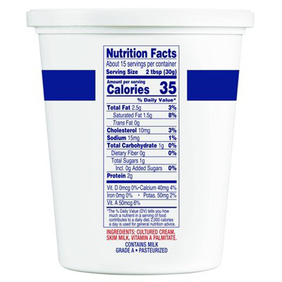 DAISY 16oz LIGHT SOUR CREAM