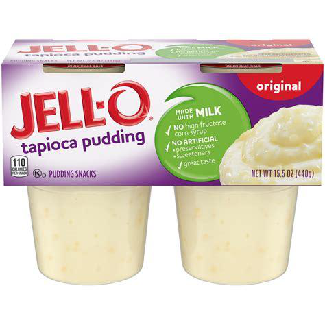 JELLO 15.5oz PUDDING  TAPIOCA ORIGINAL