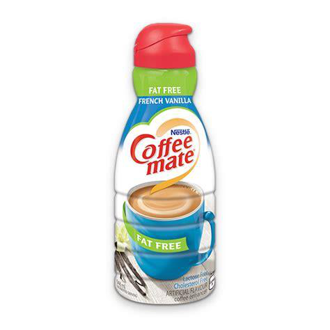 COFFEE MATE 32floz CREAMER, FAT FREE FRENCH VANILLA