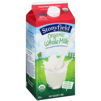 STONYFIELD 64oz ORGANIC MILK WHOLE