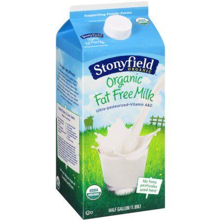 STONYFIELD 64oz ORGANIC MILK, FAT FREE