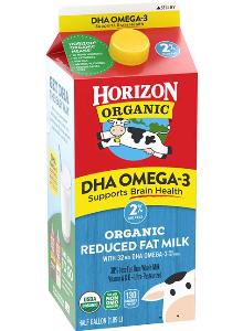 HORIZON ORGANIC 64oz 2%REDUCE FAT MILK DHA OMEGA-3