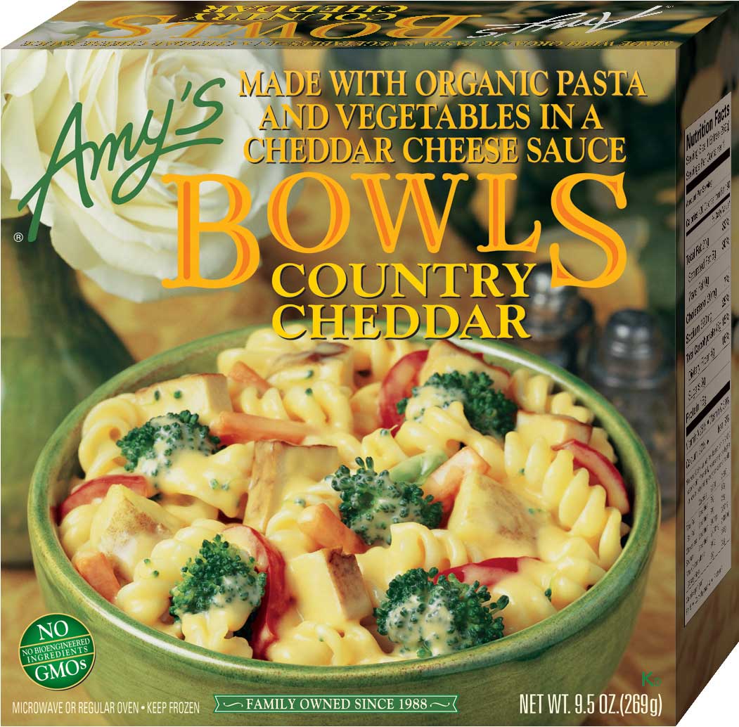 AMY'S 9.5oz ORGANIC COUNTRY CHEDDAR BOWL