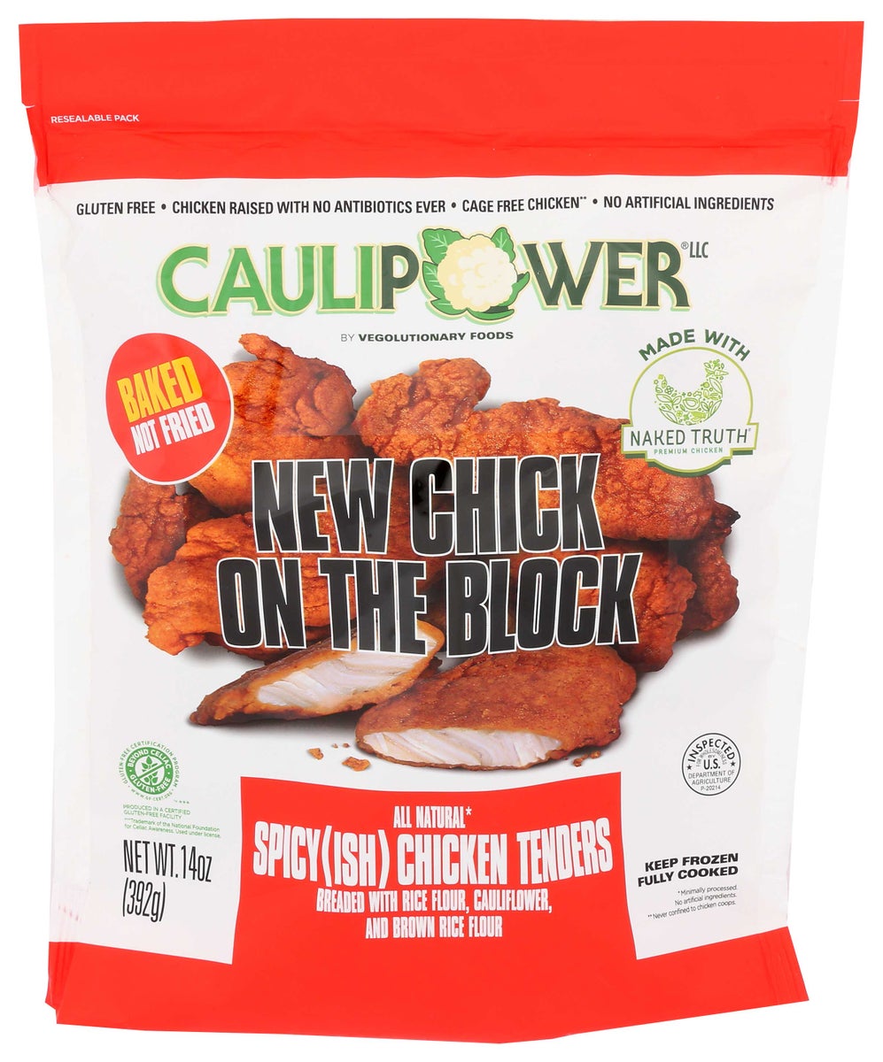 CAULIPOWER 14oz NEW CHICK ON THE BLOCK SPICY[ISH] CHICKEN TENDERS