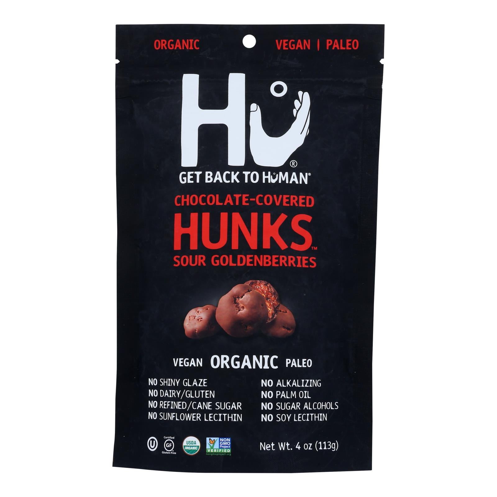 HU - 4oz HUNKS ORGANIC CHOCCVD GLDNBRY 