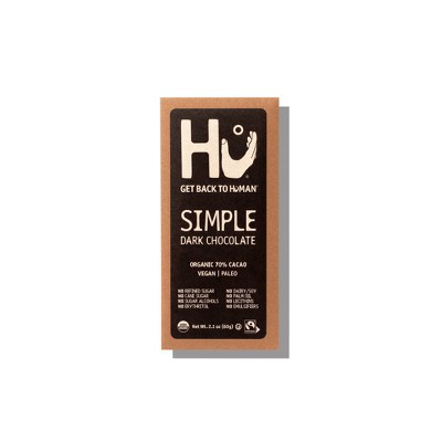 HU KITCHEN PALEO 2.1oz DARK CHOCOLATE BAR SIMPLE