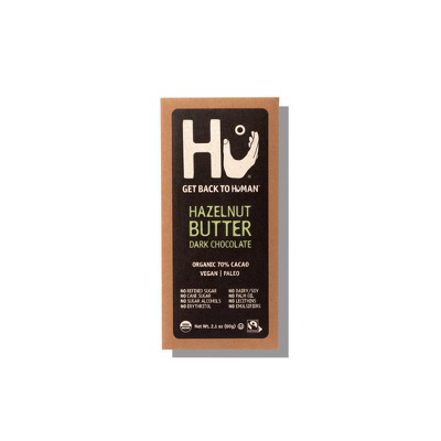 HU 2.1OZKITCHEN PALEO DARK CHOCOLATE BAR HAZELNUT BUTTER