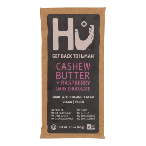 HU - 2.1oz DARK CHOCOLATE BAR CASHEW BUTTER RASPBERRY