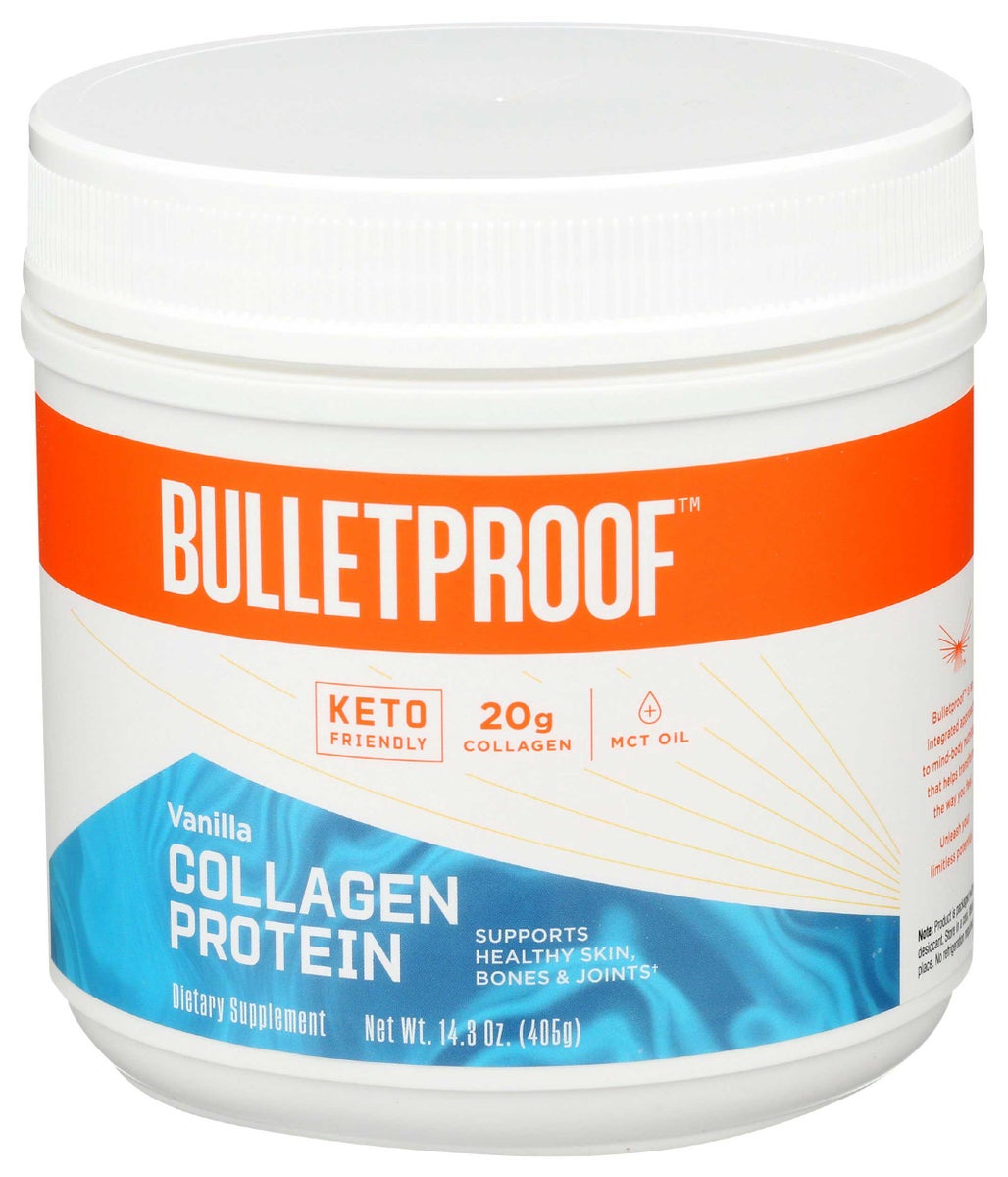 BULLETPROOF 14.3oz VANILLA COLLAGEN PROTEIN POWDER