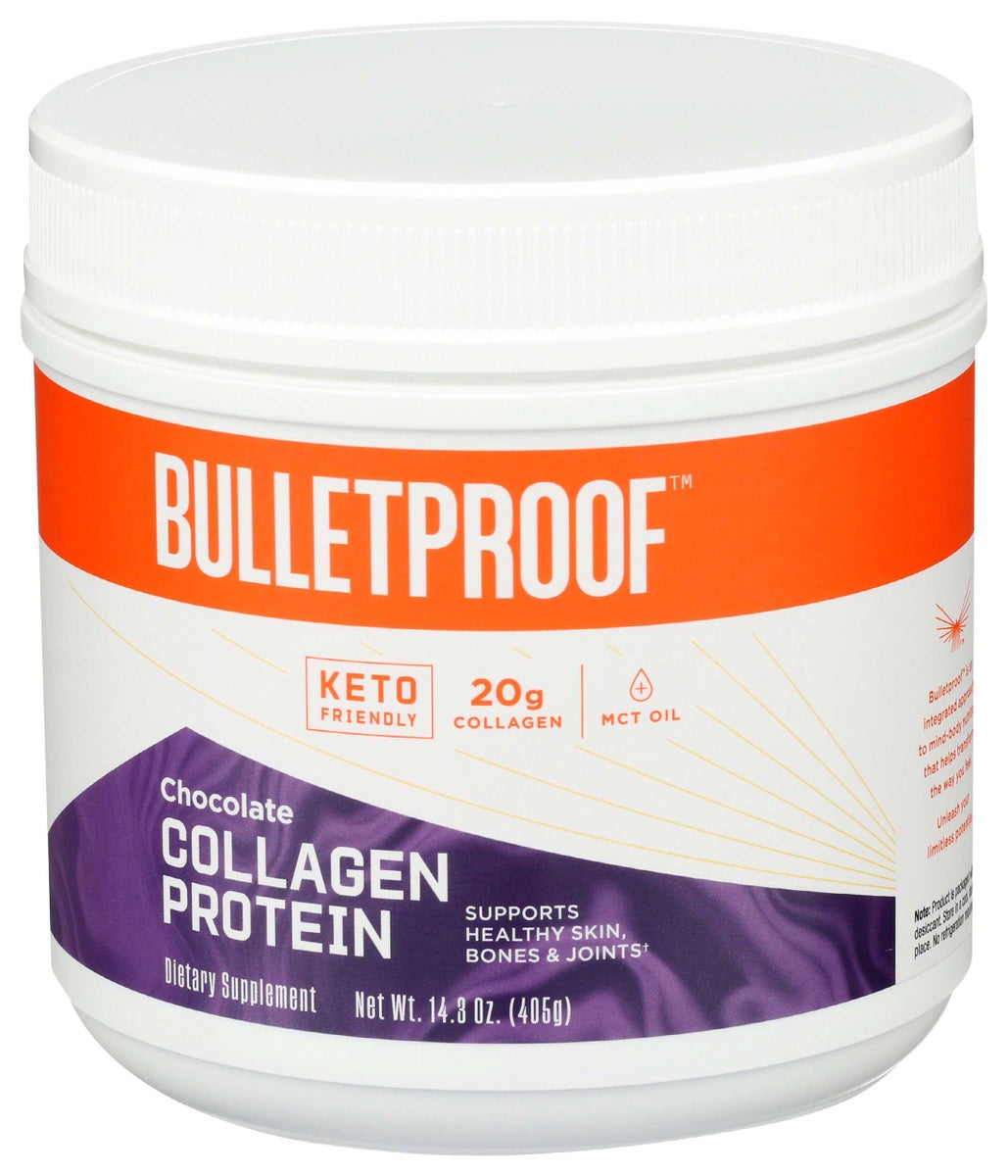 BULLETPROOF 14.3oz CHOCOLATE COLLAGEN PROTEIN POWDER