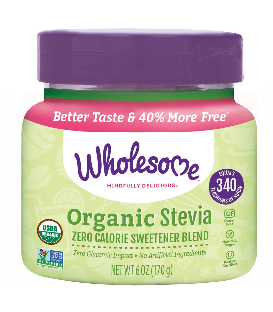 WHOLESOME! 6OZ ORGANIC STEVIA JAR 