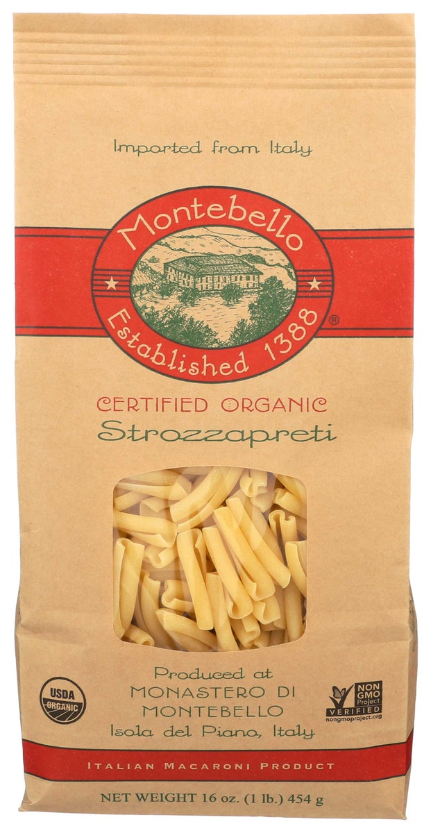 Montebello 16oz Organic Pasta - Stroz.zapreti 