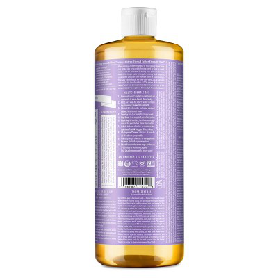 DR BRONNER 32oz HEMP LAVANDER PURE CASTILE SOAP