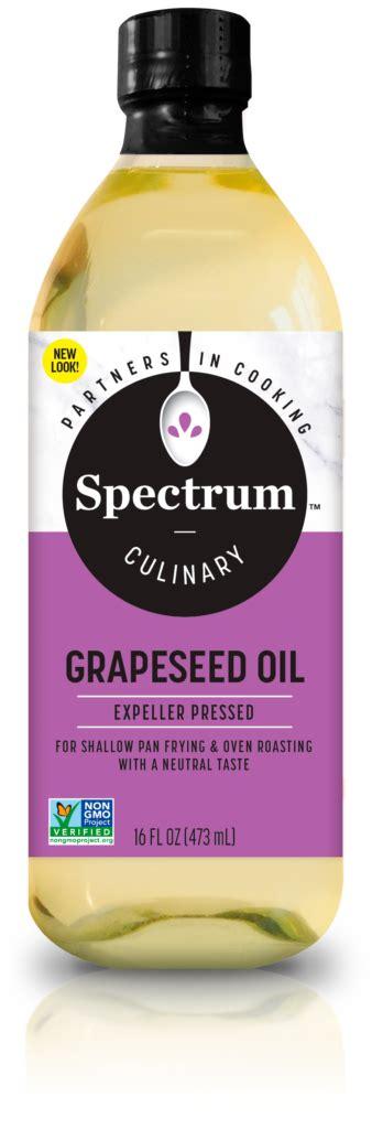 SPECTRUM 16oz GRAPESEED OIL, REFINED