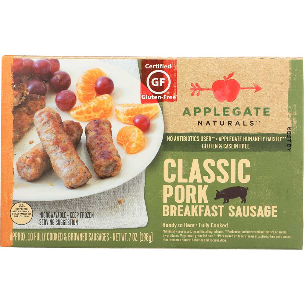 APPLEGATE FARM 7OZ NATURAL CLASSIC PORK BREAKFAST SAUSAGE
