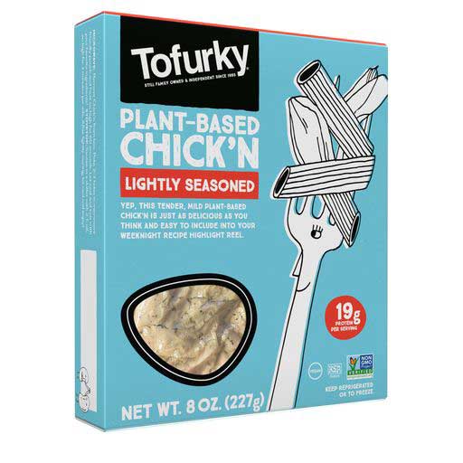 TOFURKY 8oz LIGHTLY SEASONED CHICKEN