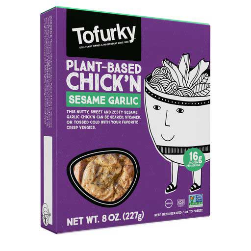 TOFURKY 8oz SESAME GARLIC CHICKEN