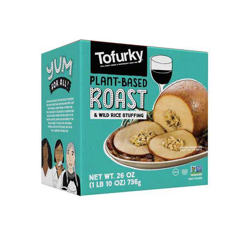 TOFURKY 26oz PLANT-BASED ROAST AND WILD RICE STUFFING