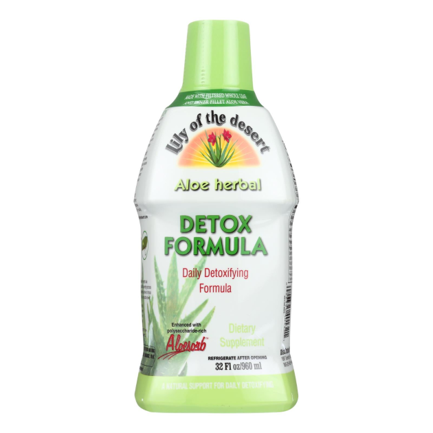 LILY OF THE DESERT 32oz ALOE HERBAL DETOXIFYING FORMULA