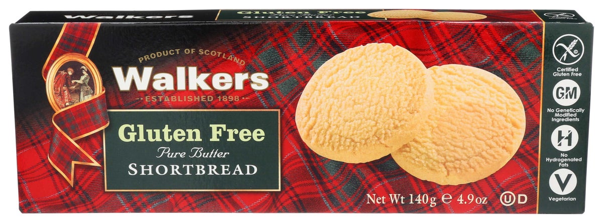 WALKER'S 4.9oz GLUTEN FREE SHORTBREAD ROUNDS