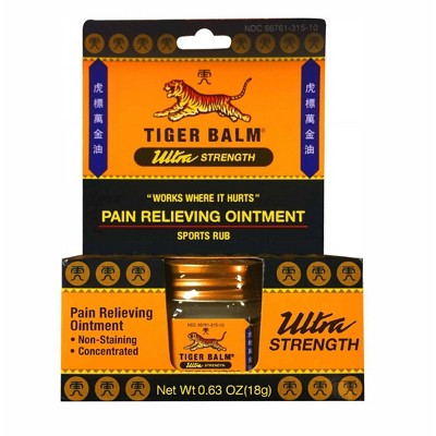TIGER BALM PAIN RELIEF OINTMENT 0.63 oz CASE OF 6