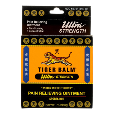 TIGER BALM PAIN RELIEVING OINTMENT ULTRA STRENGTH NON-STAINING 1.7 OZ