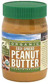WOODSTOCK 18oz ORGANIC PEANUT BUTTER, SMOOTH, SALTED