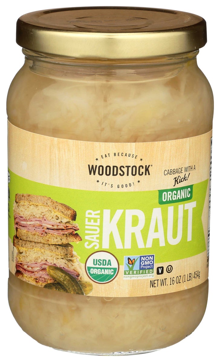 WOODSTOCK 16OZ ORGANIC SAUERKRAUT