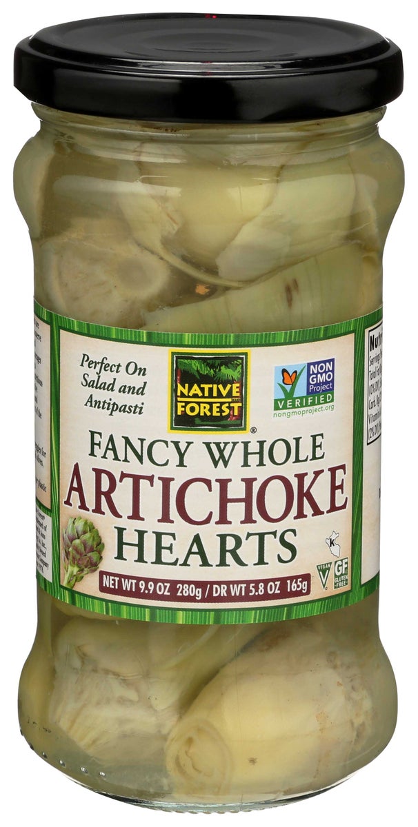 NATIVE FOREST 9.9OZ WHOLE ARTICHOKE HEARTS 
